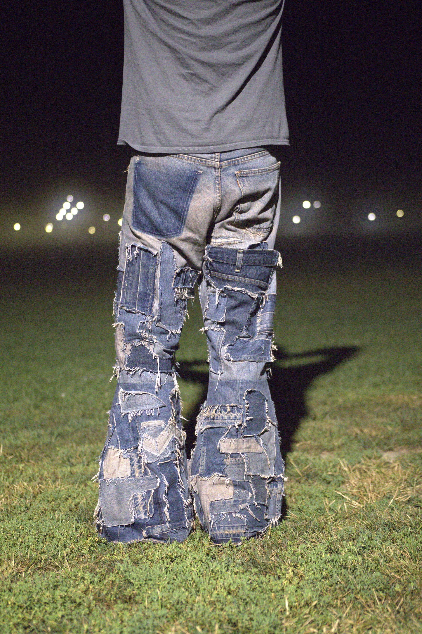 mud patchwork flares